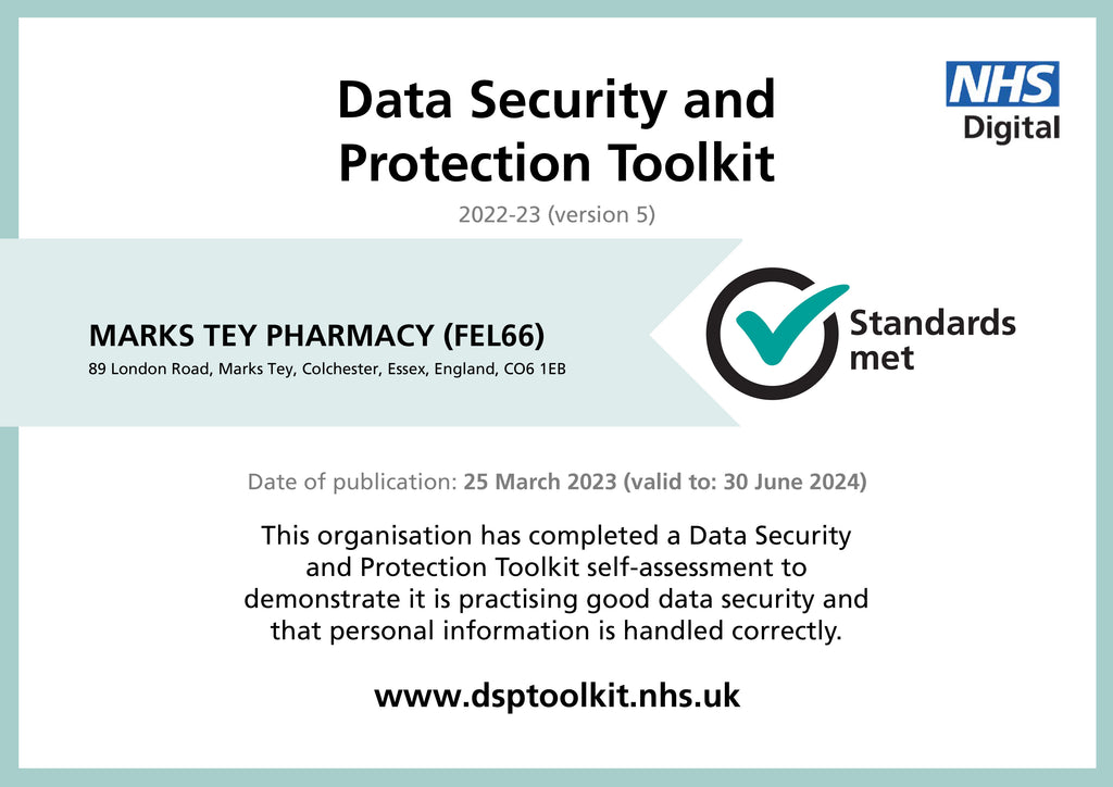 Data Security and Protection - certificate