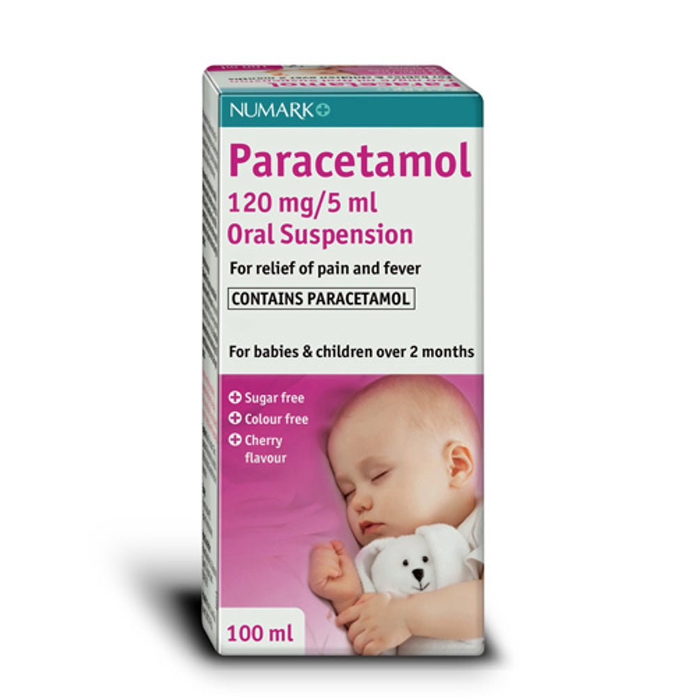 Paracetamol 120mg/5ml Oral Suspension 100ml Marks Tey Pharmacy
