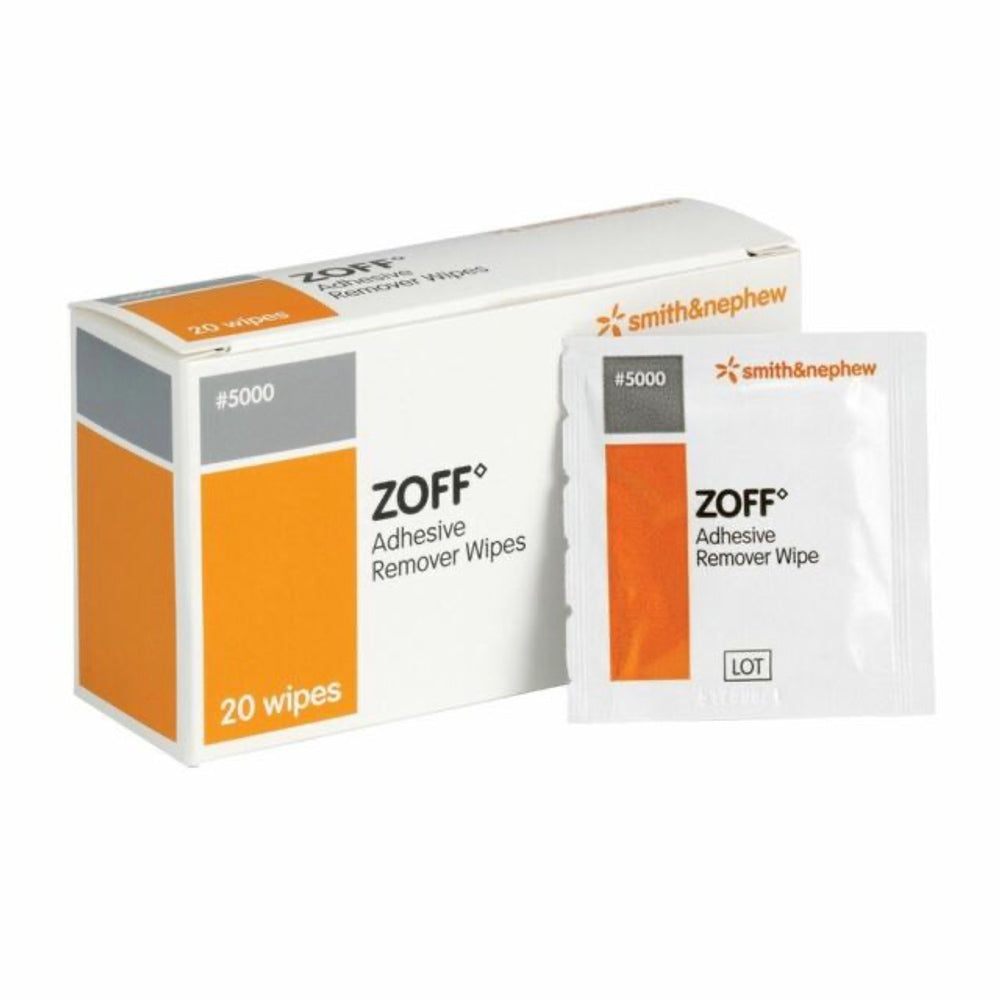 Zoff Adhesive Remover Wipes Box of 20 Marks Tey Pharmacy