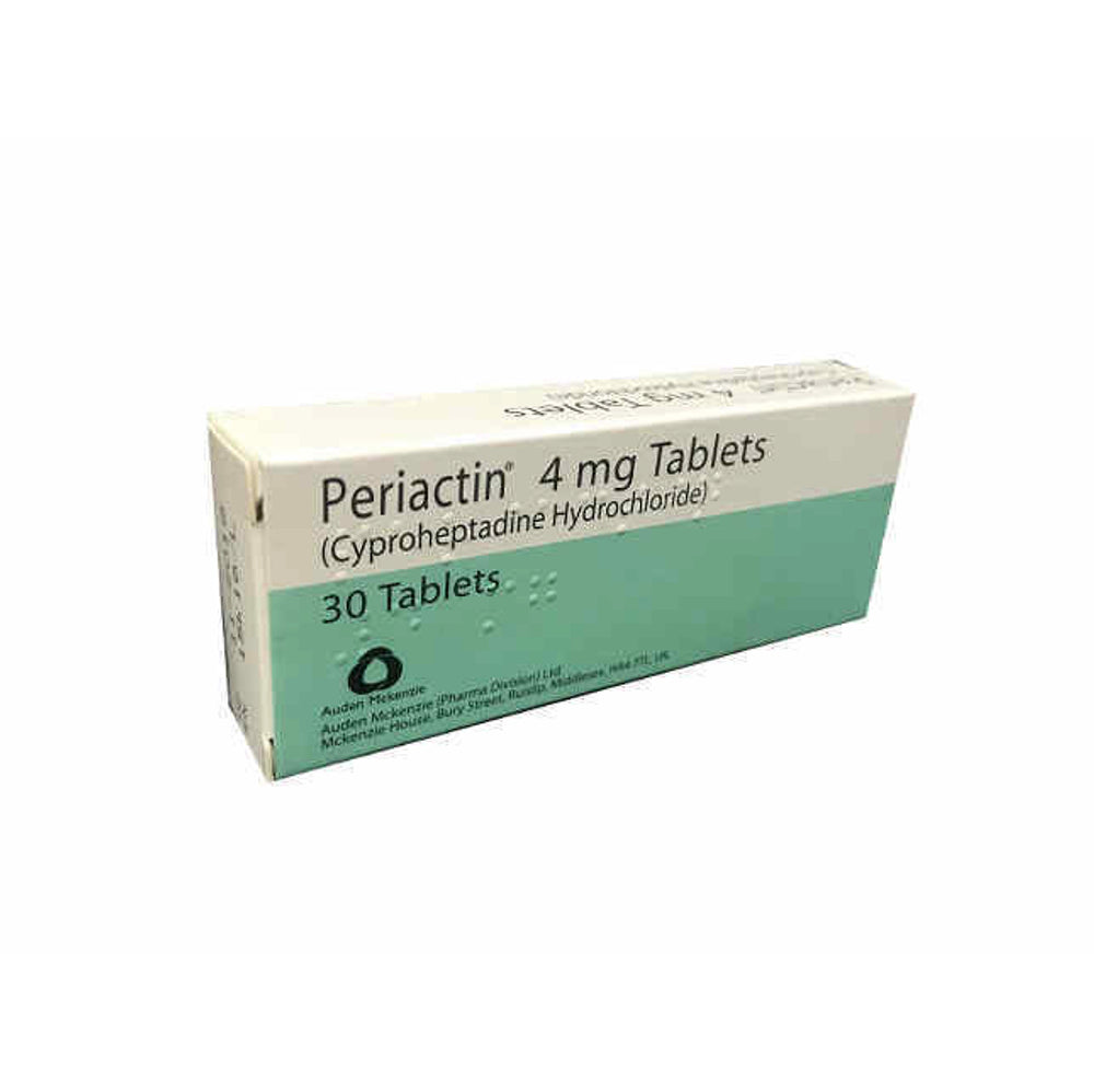 Pericain Periactin Tablets 4mg - pack of 30 – Marks Tey Pharmacy