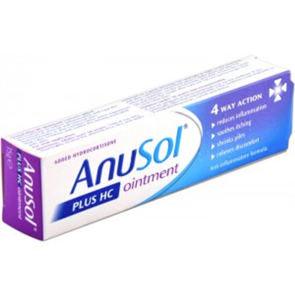 Anusol Components Anusol Plus HC Ointment 15g (P) – Marks Tey Pharmacy