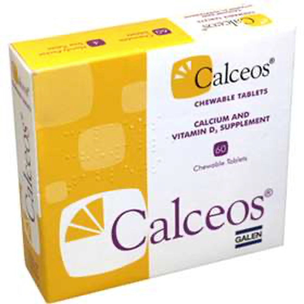 Calceos - Calcium & Vitamin D3 tablets 1250mg/400iu - 60's (P) – Marks ...