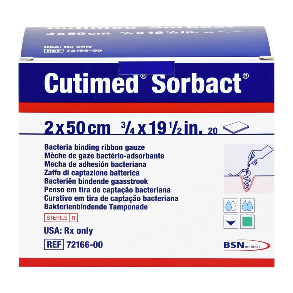 Cutimed Sorbact Ribbon Gauze - Box of 20 – Marks Tey Pharmacy